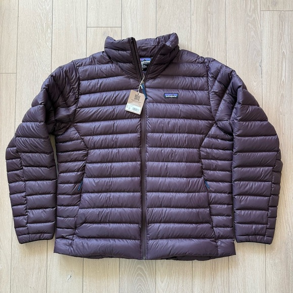NWT Patagonia Down Puffer Jacket Men’s Size XL Obsidian Plum 84675FA23 $349+MSRP - Picture 2 of 10